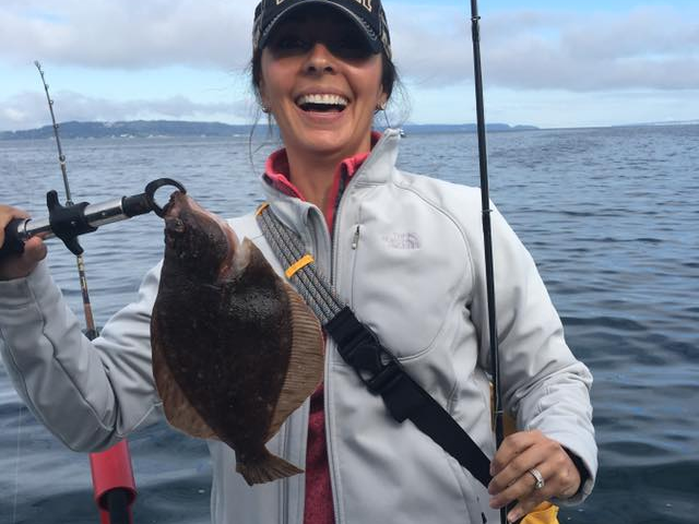 Seattle fishing flounder