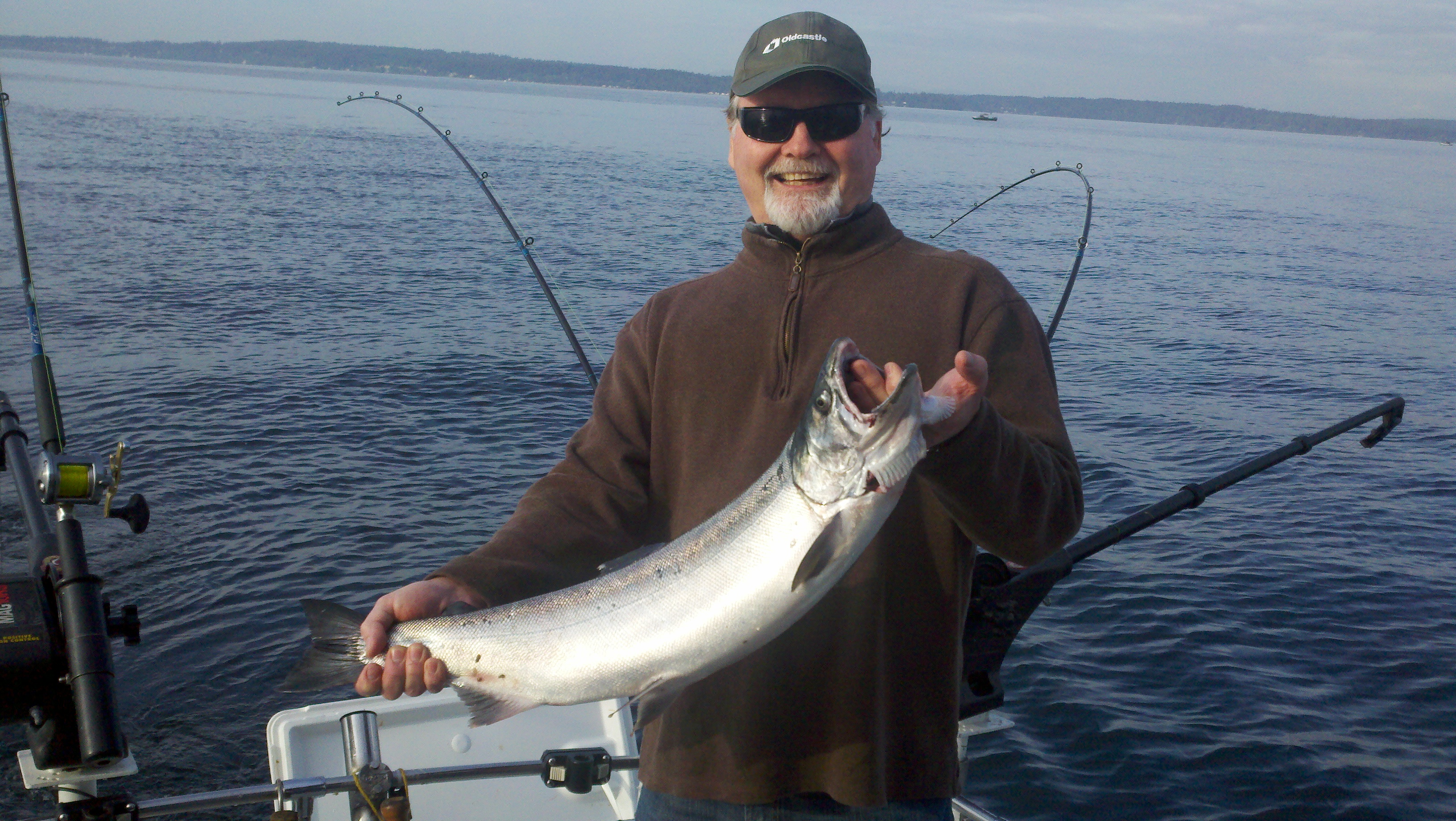 Seattle Fishing Coho Salmon 1