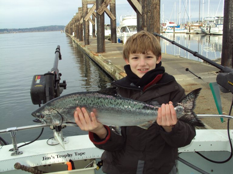 Everett Fishing King Salmon boy