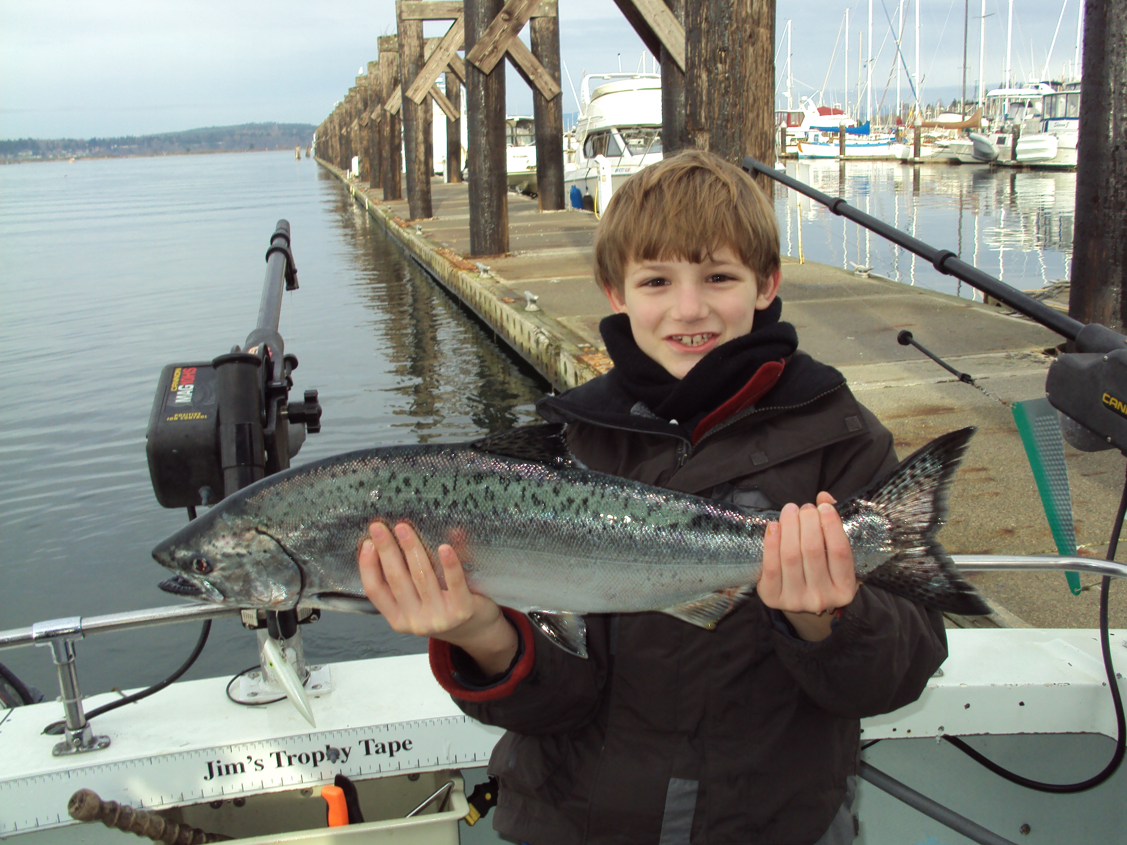 Everett Fishing King Salmon boy